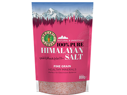 Buy Now Organic Larder Himalayan Salt Natural and Unrefined 800g From Qiso Fresh To Home
